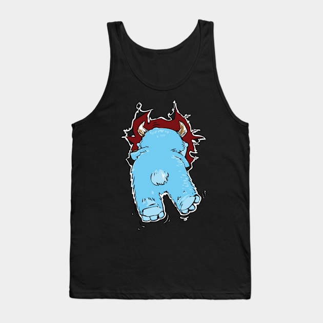 Monster Butt - Funny Halloween 2019 Tank Top by OfficialTeeDreams